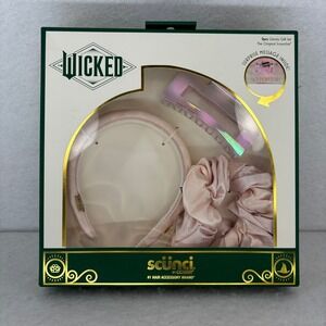 Scunci Wicked Glinda 3pc Hair Accessory Gift Set Headband Scrunchie Claw Clip